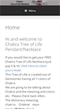 Mobile Screenshot of chakraproducts.com
